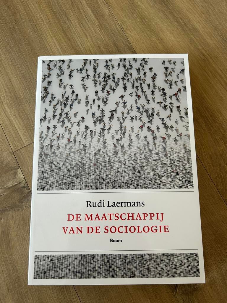 Rudi Laermans - De maatschappij van de sociologie nieuw, Boeken, Ophalen, Zo goed als nieuw, Rudi Laermans