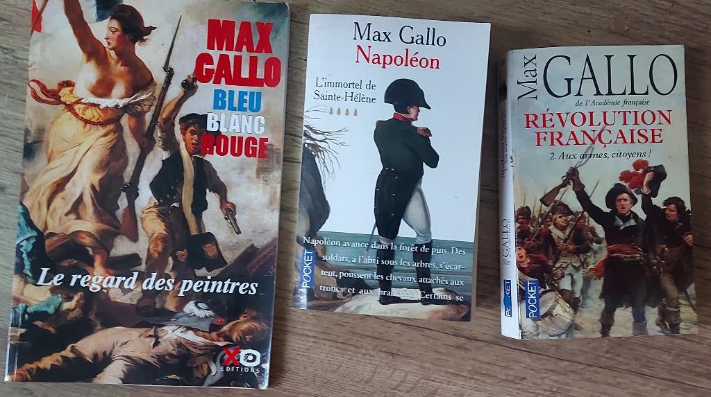 3 boeken Max Gallo, Boeken, Ophalen of Verzenden, Zo goed als nieuw, Max Gallo