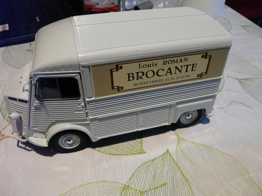 CITROEN TYPE H TUBE 1/18 LOUIS LA ROMMELMARKT, Hobby en Vrije tijd, Overige merken, Verzenden, Nieuw, Groter dan 1:32