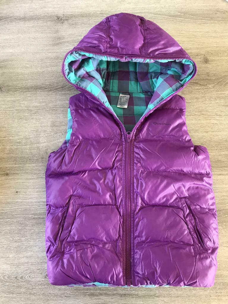 Doudoune sans manche réversible QUECHUA 6 ans, Comme neuf, Fille, Autres types