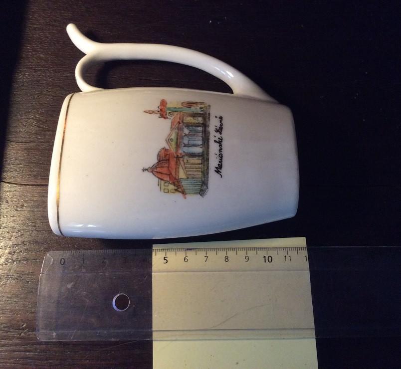 antieke porseleinen drinkbeker voor bedlegerigen, Antiek en Kunst, Ophalen of Verzenden
