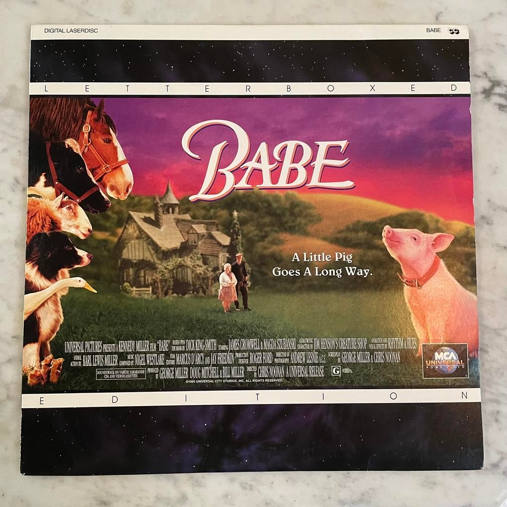 Babe - Laserdisc, Enlèvement ou Envoi