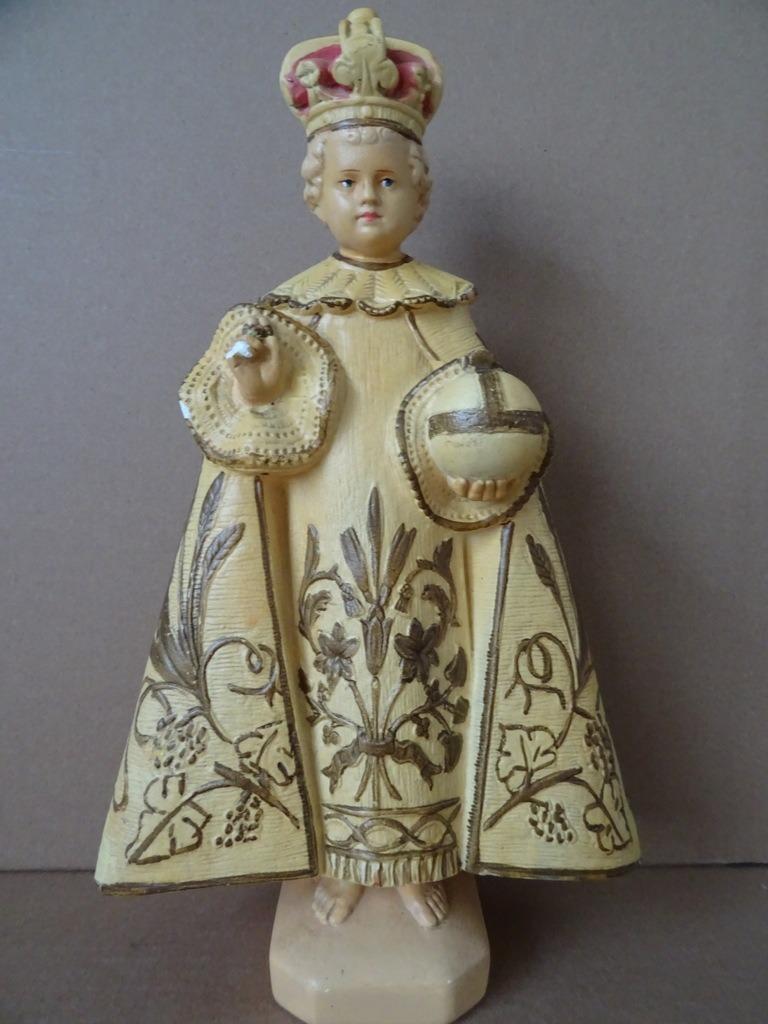Statue de Jésus antique statue Enfant Jésus de Prague 32cm, Antiquités & Art, Antiquités | Objets religieux, Enlèvement ou Envoi