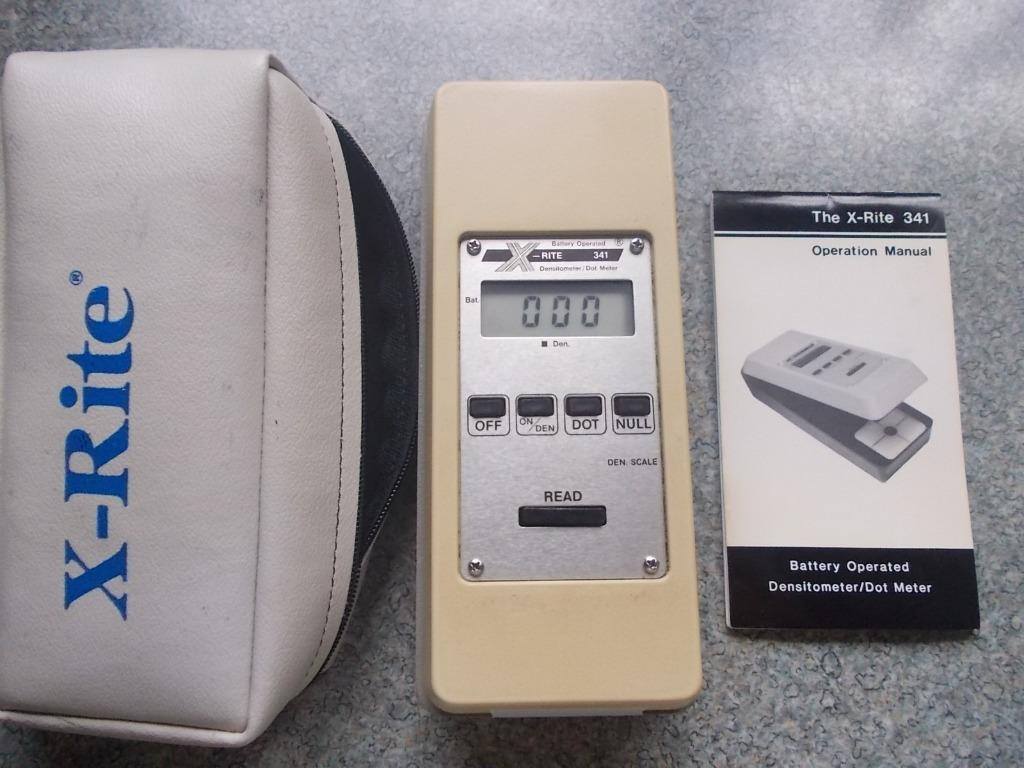 Densitometer  X RITE 341, Enlèvement ou Envoi, Comme neuf