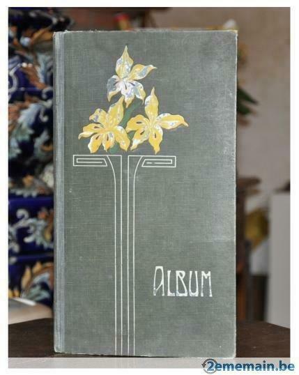 § ancien album art nouveau pour collection carte postale, Enlèvement ou Envoi