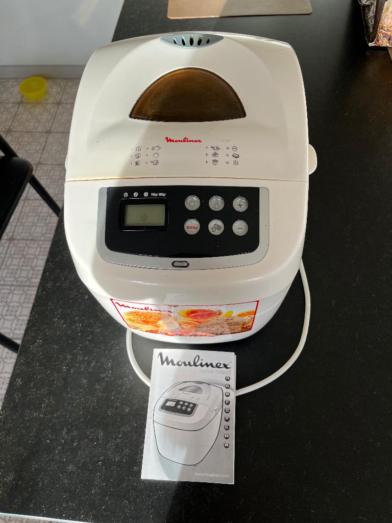 Broodbakmachine, Enlèvement, Avec minuteur, 400 à 800 grammes de pâte, Plus de 10 programmes