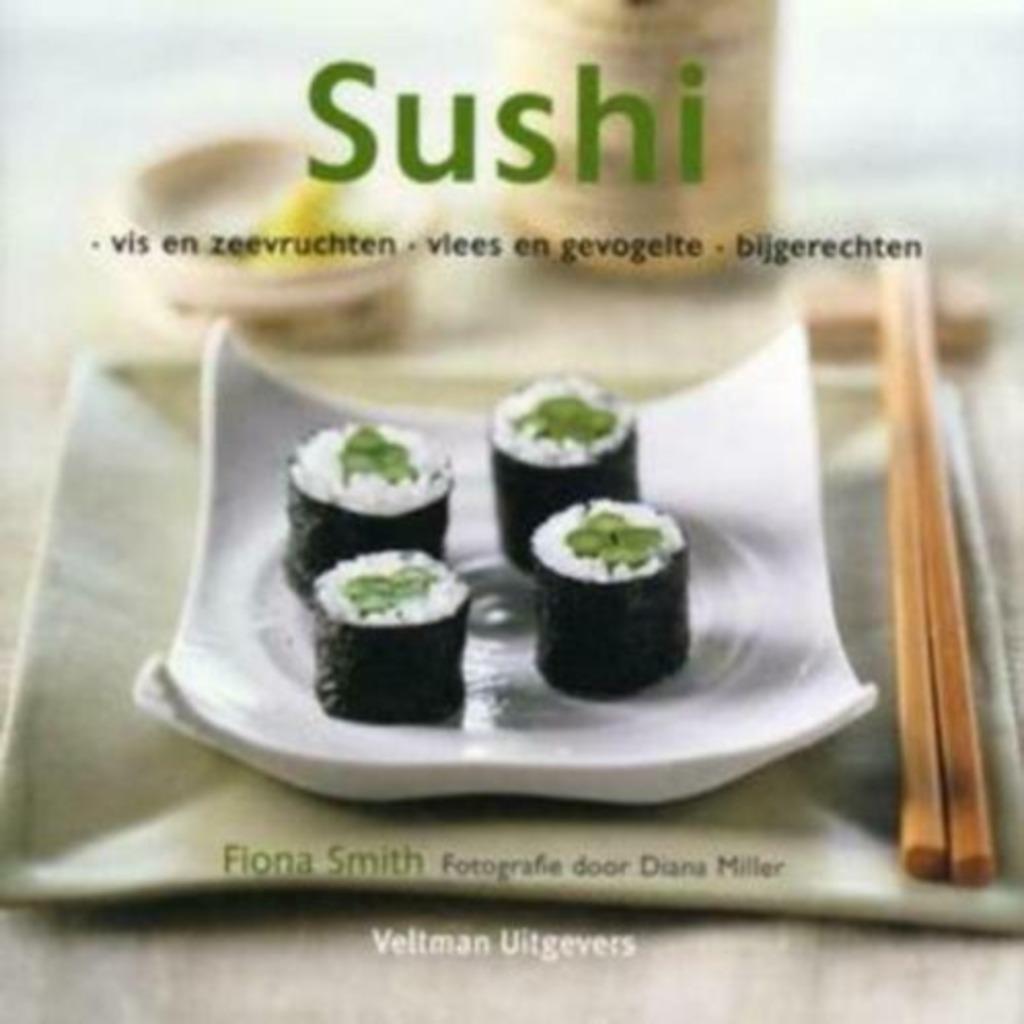Sushie  vis en zeevruchten * vlees ,gevogelte * bijgerechten, Ophalen of Verzenden, Zo goed als nieuw