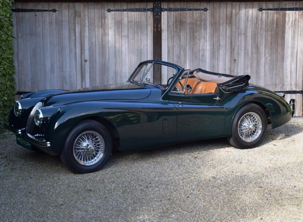 1953 Jaguar XK120 DHC - Volledig gerestaureerd!, XK, Beige, Cabriolet, Bedrijf
