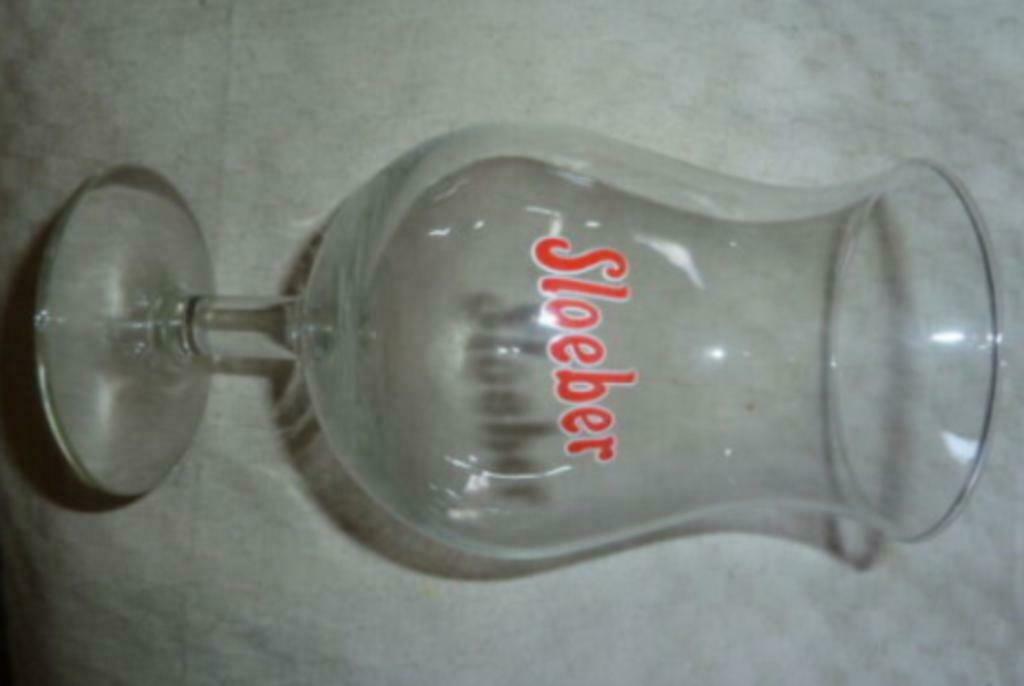 #G bier glas SLOEBER Brouwerij Roman - Oudenaarde, Verzamelen, Ophalen of Verzenden, Nieuw, Bierglas