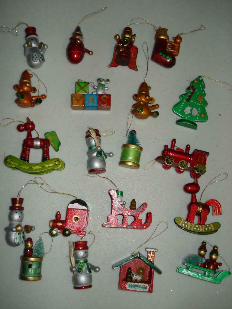 Kerstboom versiering hout, Ophalen of Verzenden, Zo goed als nieuw