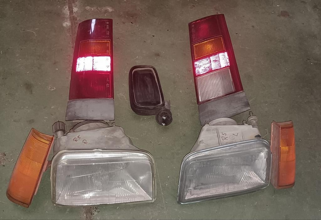 R5 verlichting en spiegel, Ophalen of Verzenden, Gebruikt, Renault