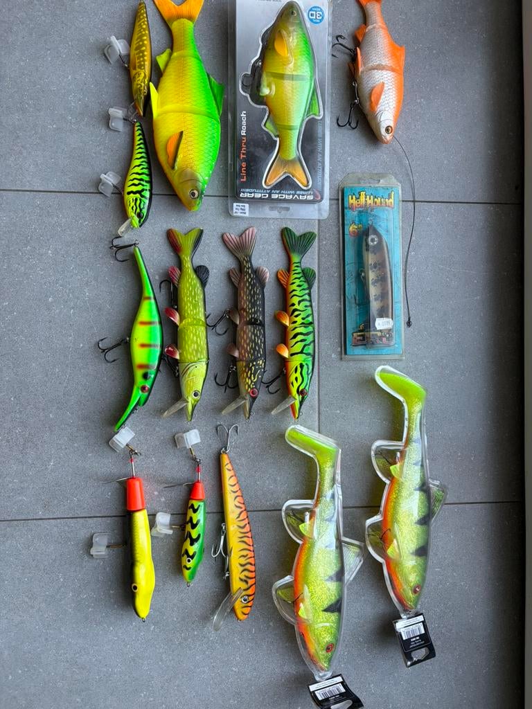 Lot kunstaas, westin, fox rage, salmo, savage gear, Watersport en Boten, Ophalen of Verzenden, Zo goed als nieuw