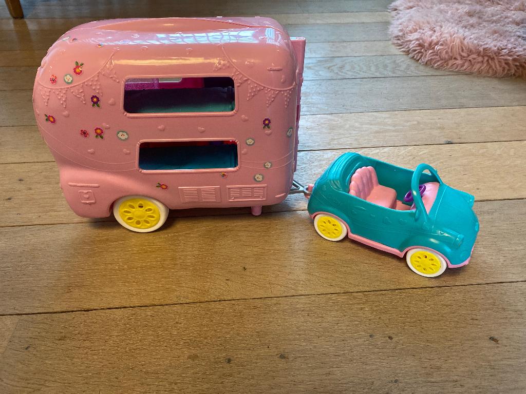 Barbie Chelsea camper, Kinderen en Baby's, Ophalen, Gebruikt, Barbie