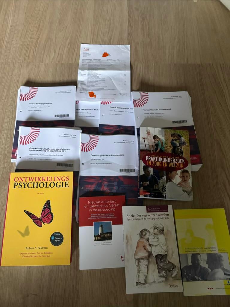 Volledig Boekenpakket UCLL Orthopedagogie Jaar 1 (2024-2025), Enlèvement, Comme neuf