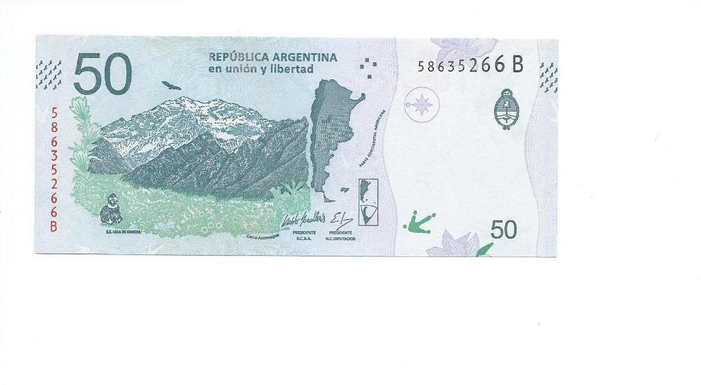 Argentinië, 50 Pesos ND(2018-2020), UNC., Enlèvement ou Envoi, Amérique du Sud, Billets en vrac