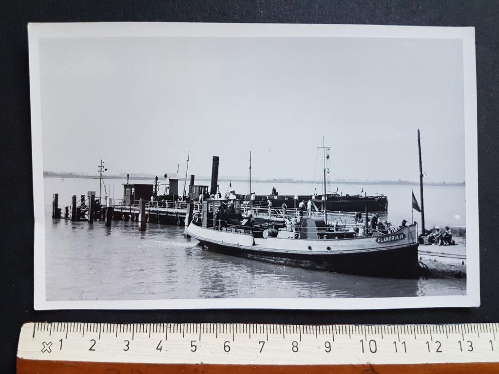 Postkaart Lillo Lilloo aan de Schelde Boot Flandria IV, Enlèvement ou Envoi, 1940 à 1960, Non affranchie, Anvers