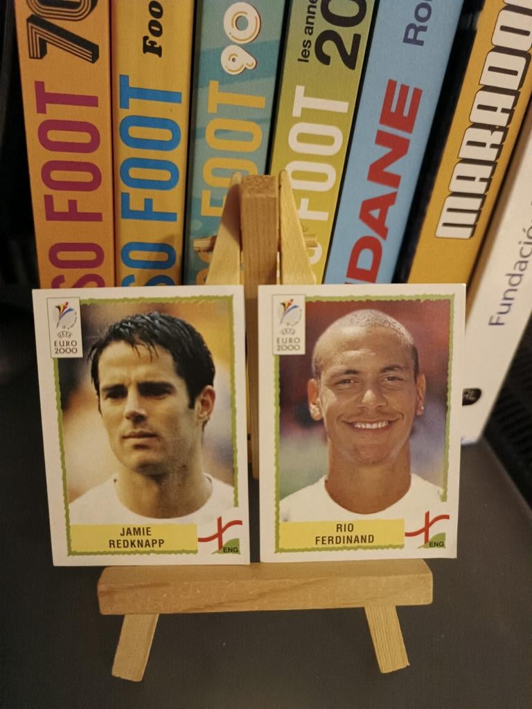 Panini Euro 2000 Nr. 79 Ferdinand Nr. 88 Redknapp, Ophalen of Verzenden