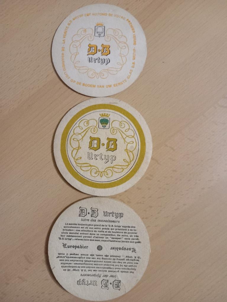 Bierviltjes D-B Urtyp (505), Verzamelen, Ophalen of Verzenden, Zo goed als nieuw