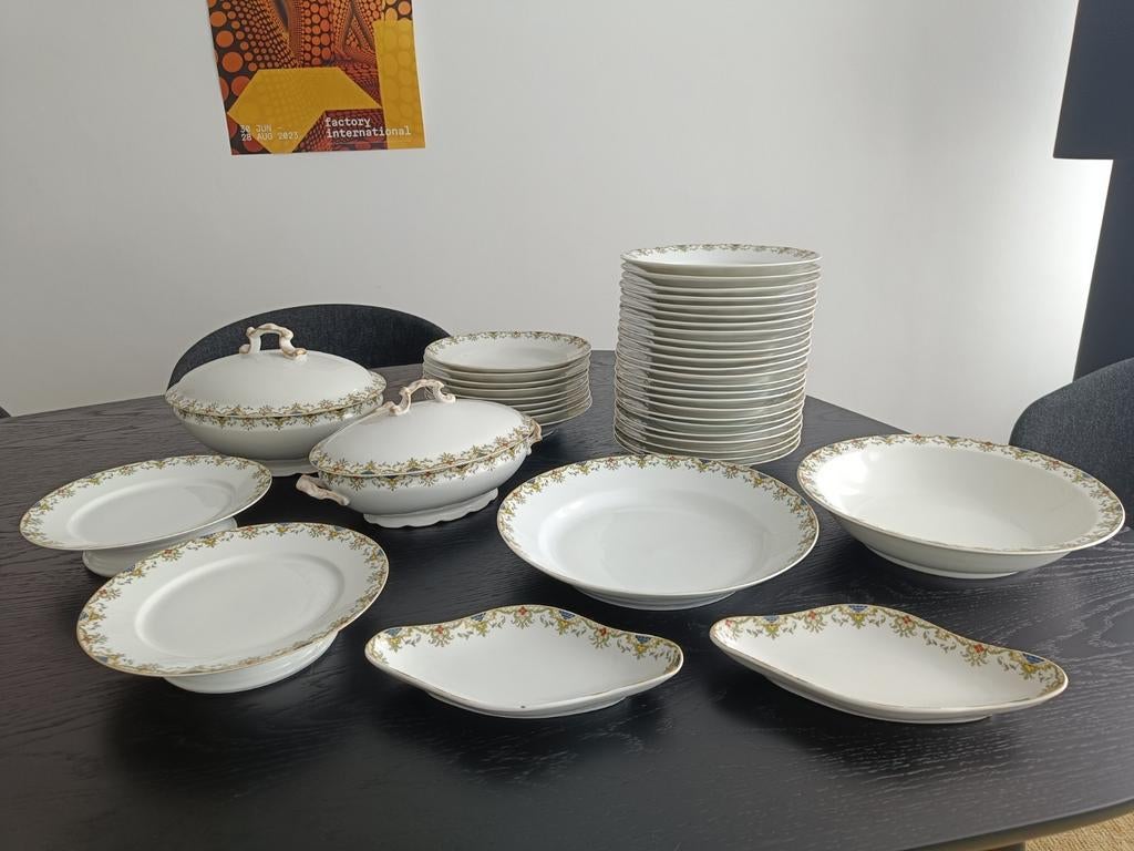 Servies Limoges, Ophalen