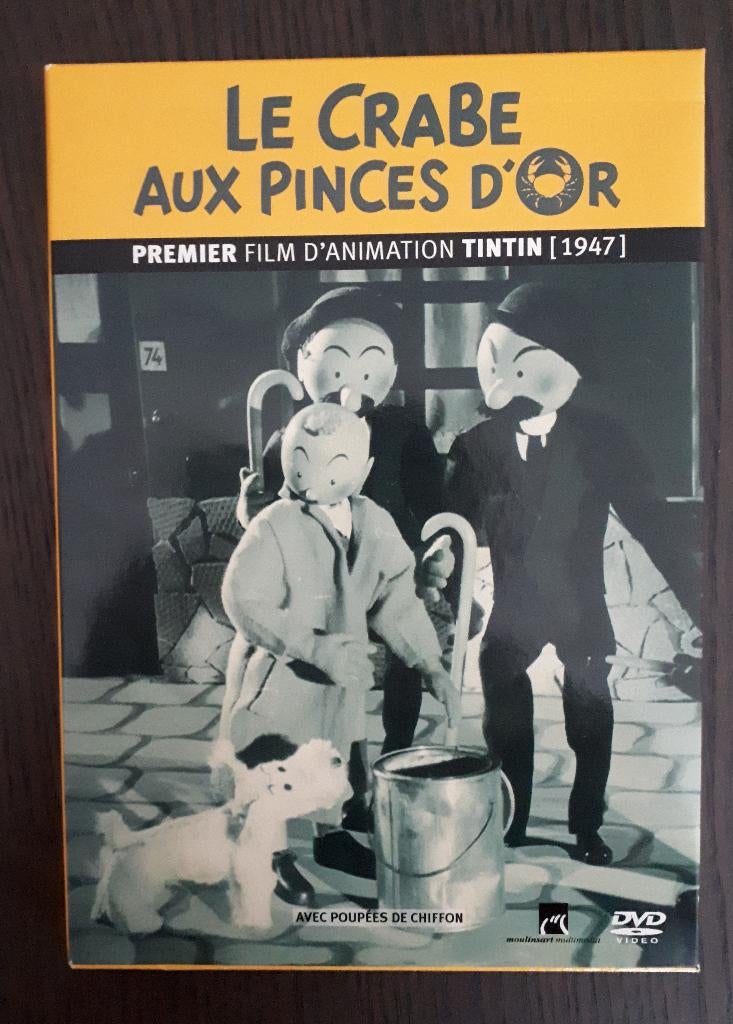 DVD Tintin le crabe aux pinces d'or, Collections, Enlèvement, Tintin, Neuf, Autres types