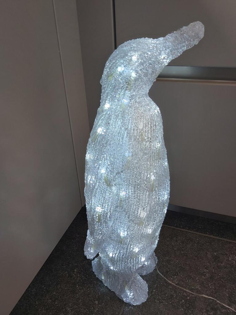 PINGUIN MET VERLICHTING, Huis en Inrichting, Woonaccessoires | Overige, Ophalen, Zo goed als nieuw