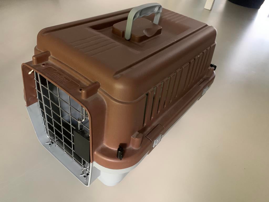 Kattenreismand voor zware katten - opent voor- en bovenaan, Animaux & Accessoires, Boîtes de transport, Comme neuf, Enlèvement