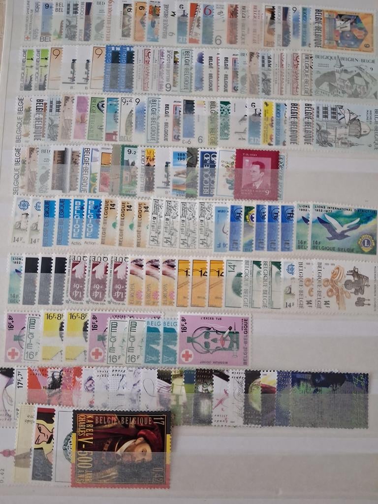 Plakzegels + BL in Belgische franken 3725 Bfr -75% (1), Verzenden, Zonder stempel, Postfris, Postfris