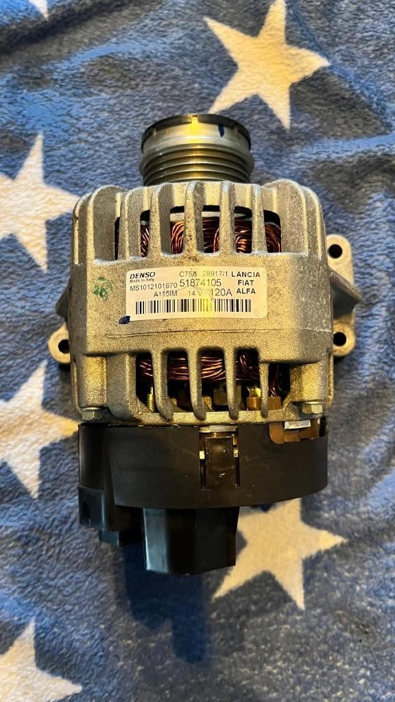 Dynamo, Alternator Fiat 500 120A Denso, Auto-onderdelen, Ophalen, Gebruikt, Fiat