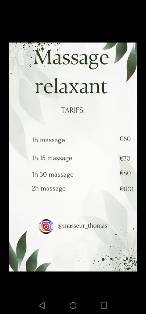 Massage Bruxelles, Services & Professionnels, Bien-être | Masseurs & Salons de massage, Massage relaxant