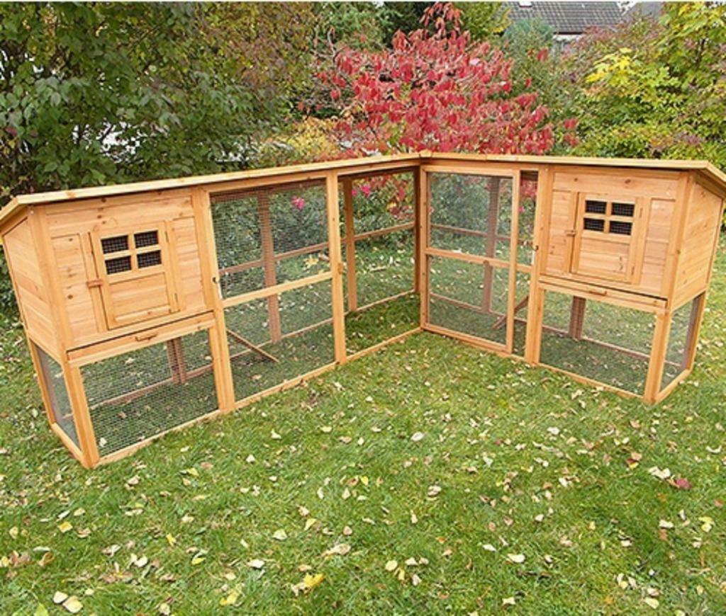 Poulailler XXL enclos poule parc poule coq caille abri poule, Verzenden, Nieuw, Kippenhok of Kippenren