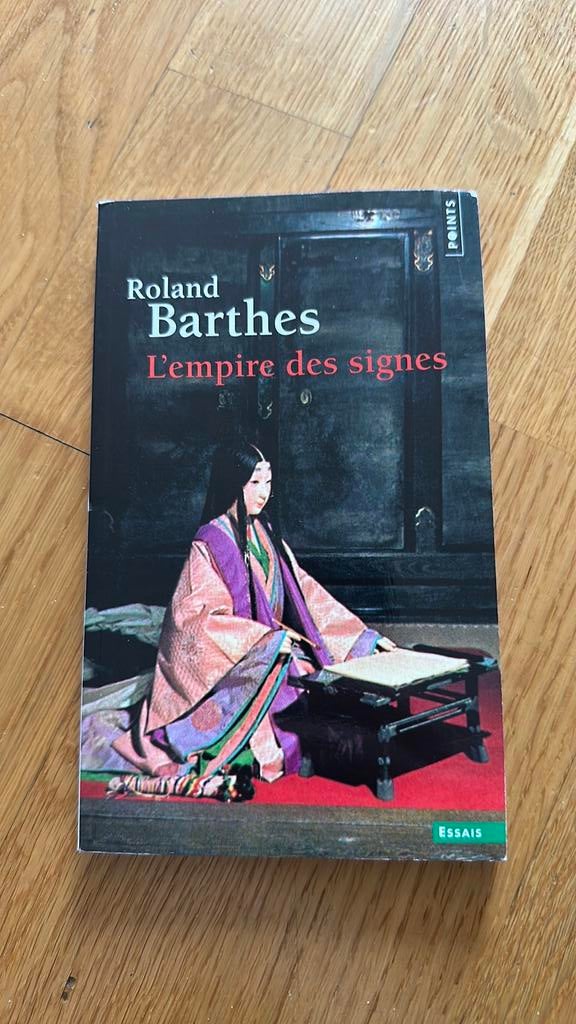 Roland Barthes, l’empire des signes, Boeken, Ophalen of Verzenden, Zo goed als nieuw