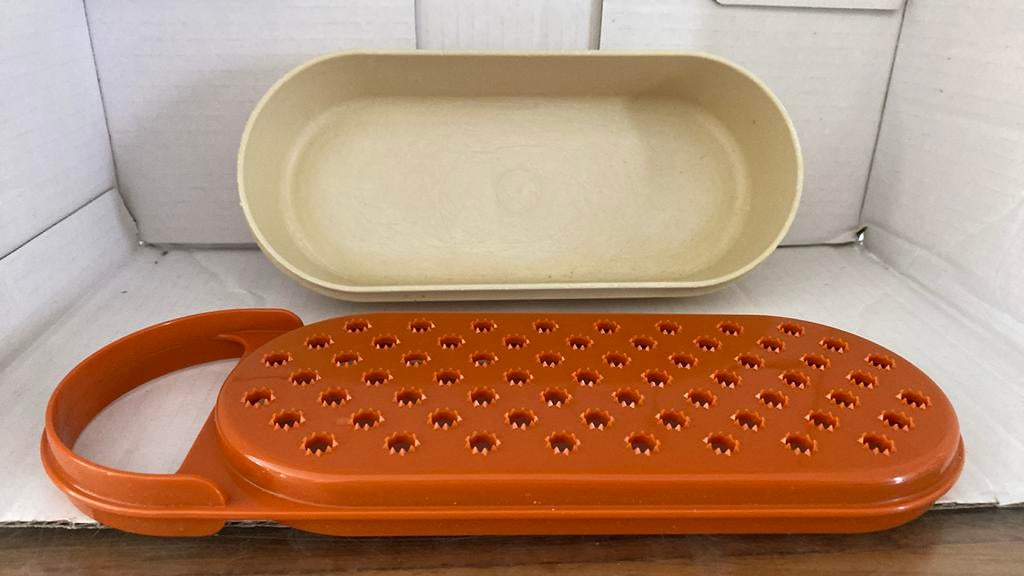 Tupperware raspje voor fruitpapje, Enlèvement, Utilisé