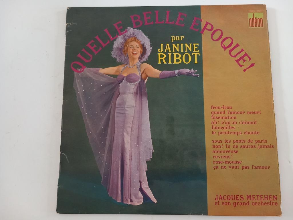 Vinyl LP Quelle Belle Epoque Janine Ribot Klassiek Operette, Ophalen of Verzenden, 12 inch, Opera of Operette