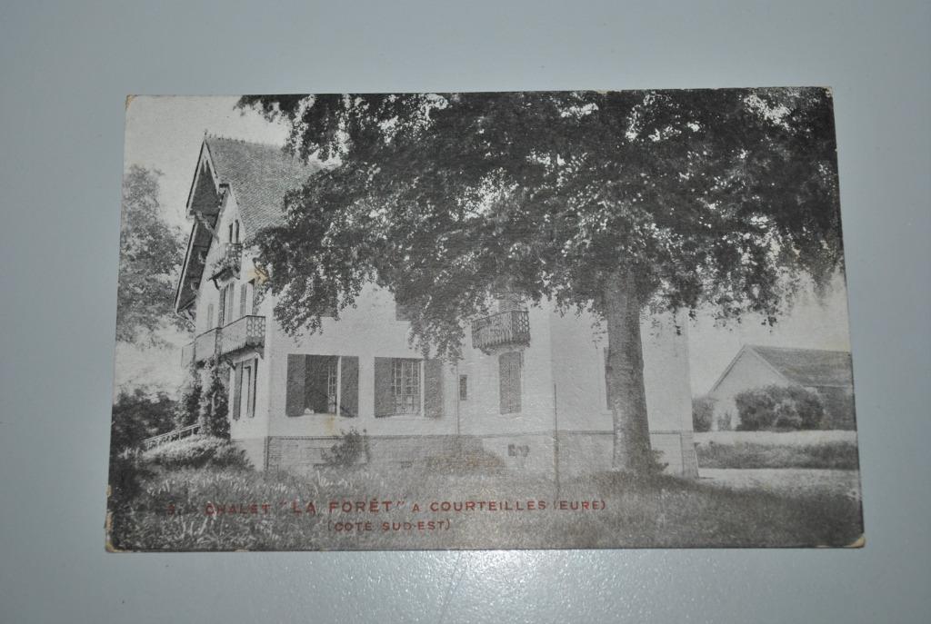 France Carte postale Courteilles/Chalet "Forêt", Envoi, France