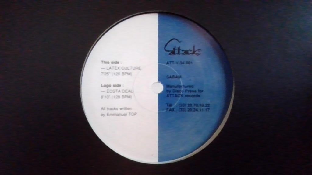 EMMANUEL TOP " ECSTA DEAL " ( 1994 ), Cd's en Dvd's, Vinyl | Dance en House, Verzenden, Zo goed als nieuw, 12 inch, Techno of Trance