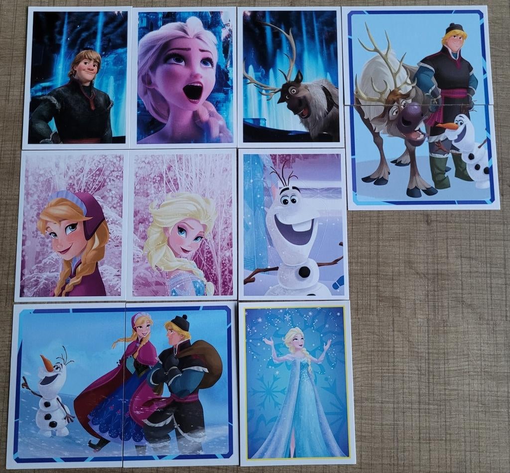 11 Panini stickers: Frozen, Enlèvement ou Envoi, Comme neuf, Bande dessinée ou Dessin animé