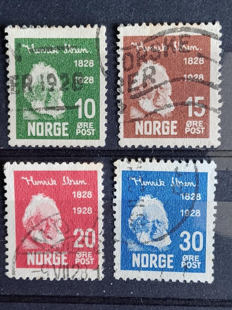 Timbres de Norvège, Enlèvement ou Envoi, Norvège, Affranchi
