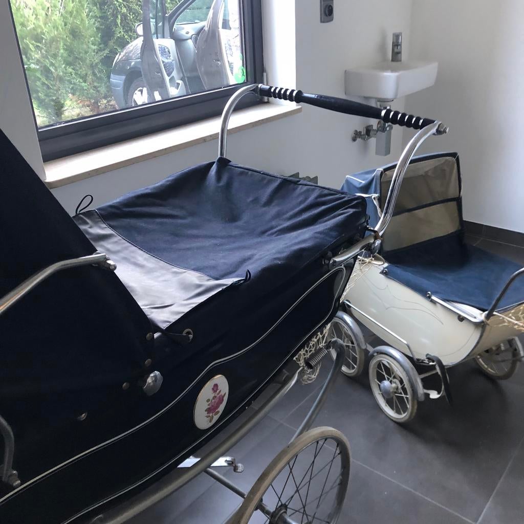 Vintage kinderwagen en poppenwagen, Kinderen en Baby's, Ophalen, Gebruikt, Kinderwagen