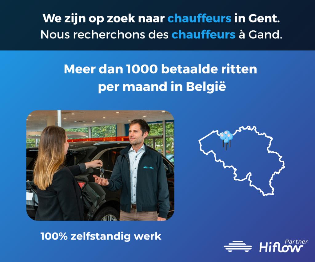 Op zoek naar zelfstandige chauffeurs / Gent, Starter, Freelance of Uitzendbasis