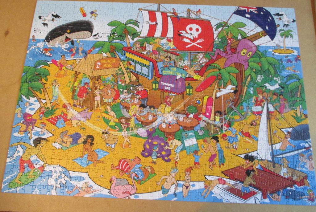 puzzel that's life beach 1000, Enlèvement ou Envoi, 500 à 1500 pièces, Comme neuf, Puzzle