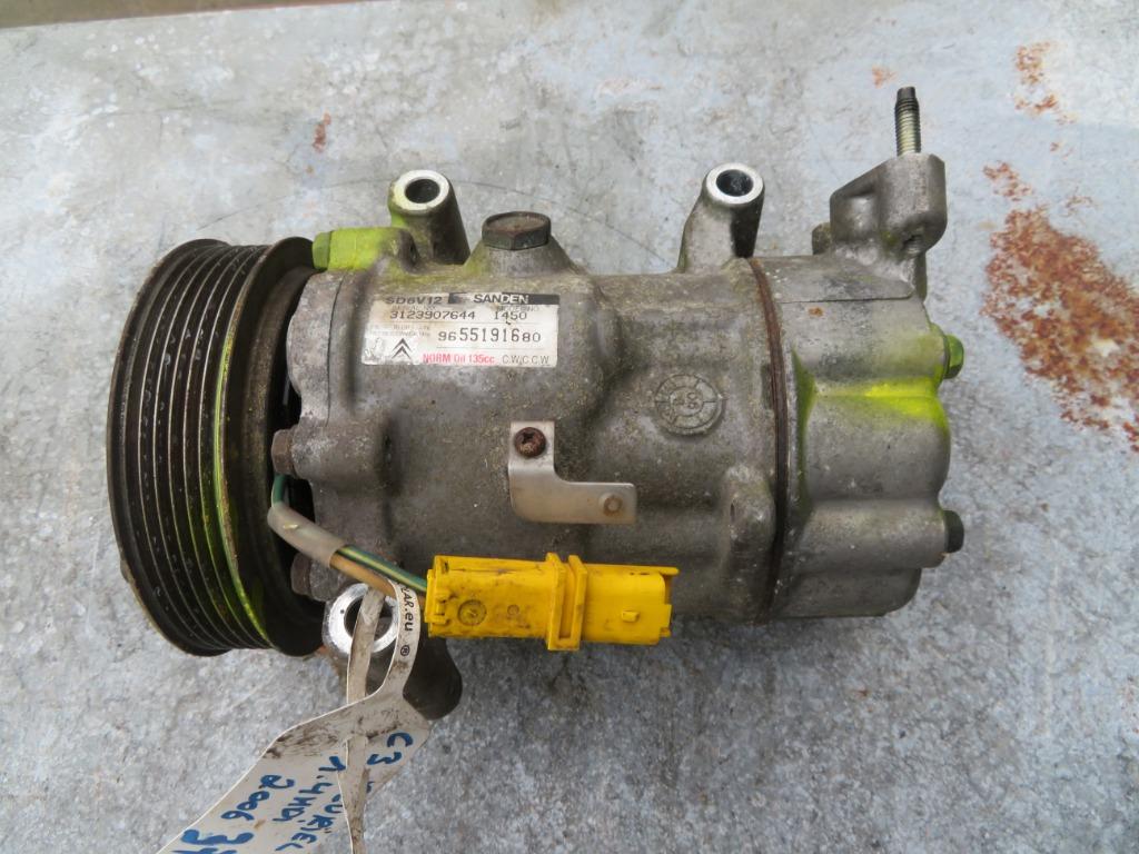 Citroën C3 1.4 HDi airconditioningcompressor, Ophalen, Gebruikt, Citroën