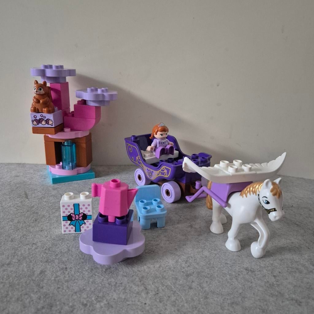 Duplo Disney koets met Sofia, Kinderen en Baby's, Speelgoed | Duplo en Lego, Ophalen of Verzenden, Zo goed als nieuw, Duplo