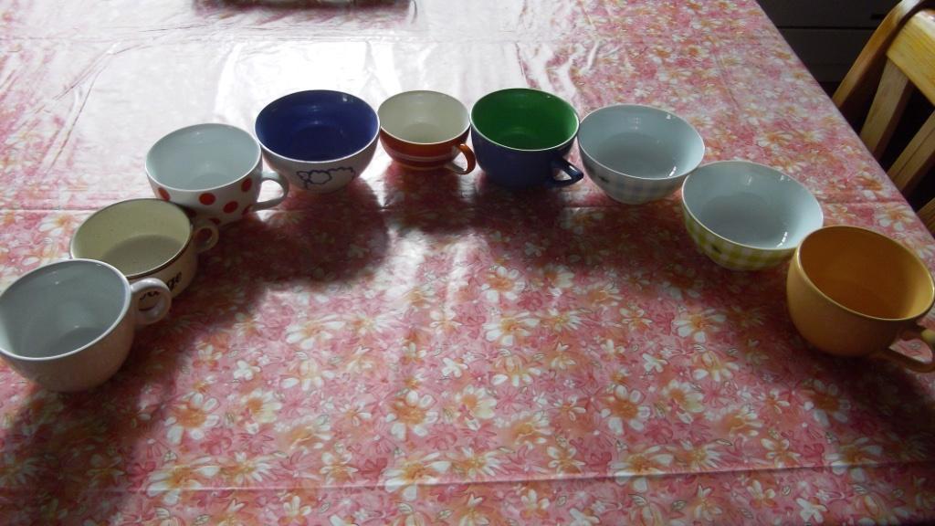 Belles grandes tasses : soupe/café/thé/choco/porridge, Enlèvement ou Envoi, Récipient(s)