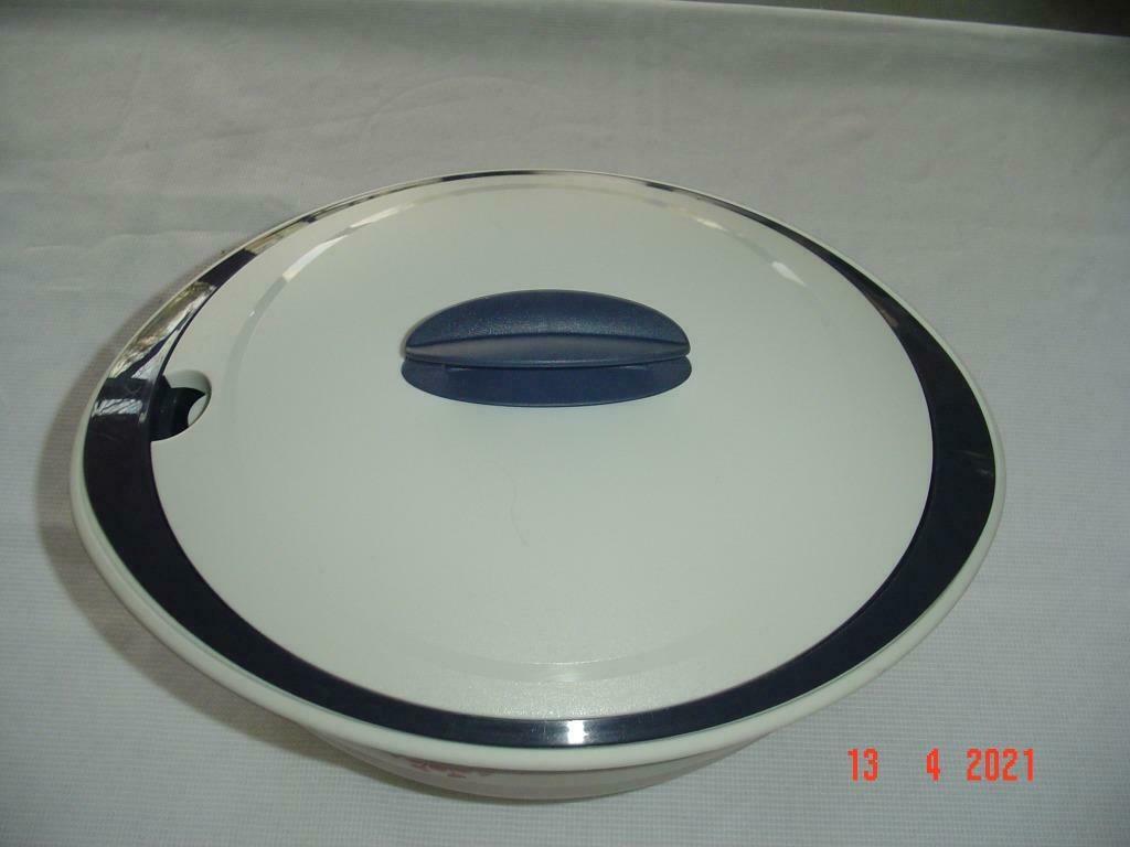 Tupperware Iso Duo ovaal 2,5 liter, Ophalen of Verzenden, Gebruikt, Crème