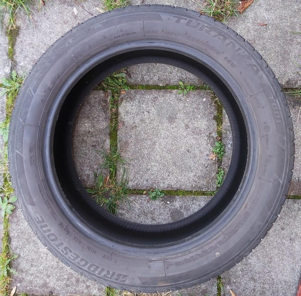 pneu 18 pouce:  Bridgestone Turanza, Enlèvement