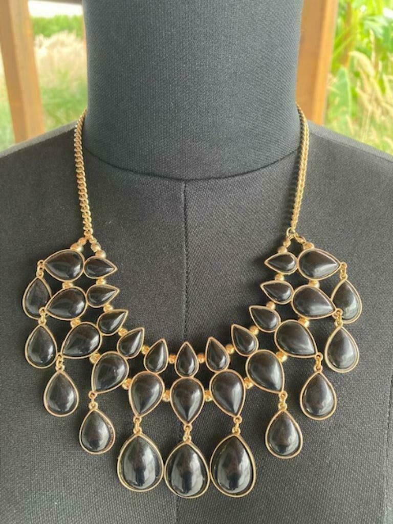Ketting, Handtassen en Accessoires, Kettingen, Overige materialen, Verstelbaar, Zwart, Ophalen of Verzenden