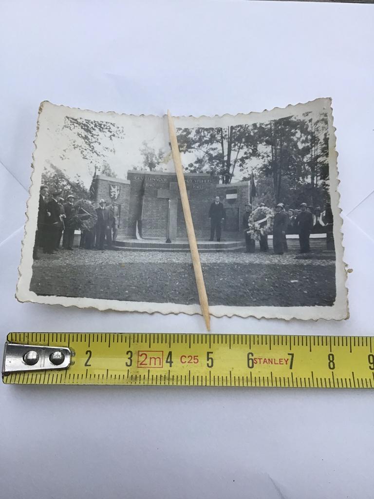 Originele foto Kruishoutem inhuldiging monument gesneuvelden, Ophalen of Verzenden, Zo goed als nieuw, Foto