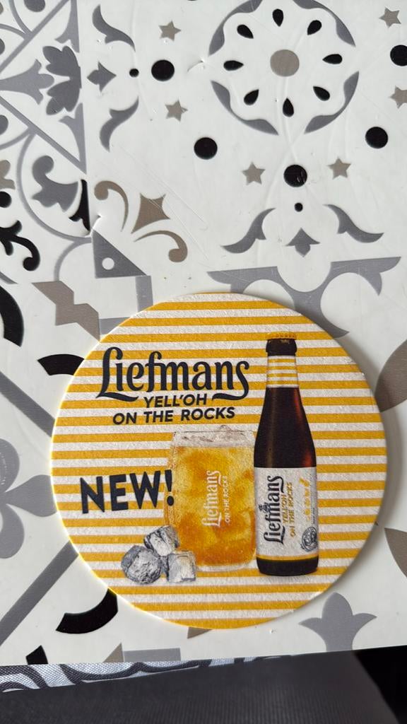 Bierviltje Liefmans, Verzamelen, Biermerken, Ophalen of Verzenden, Nieuw