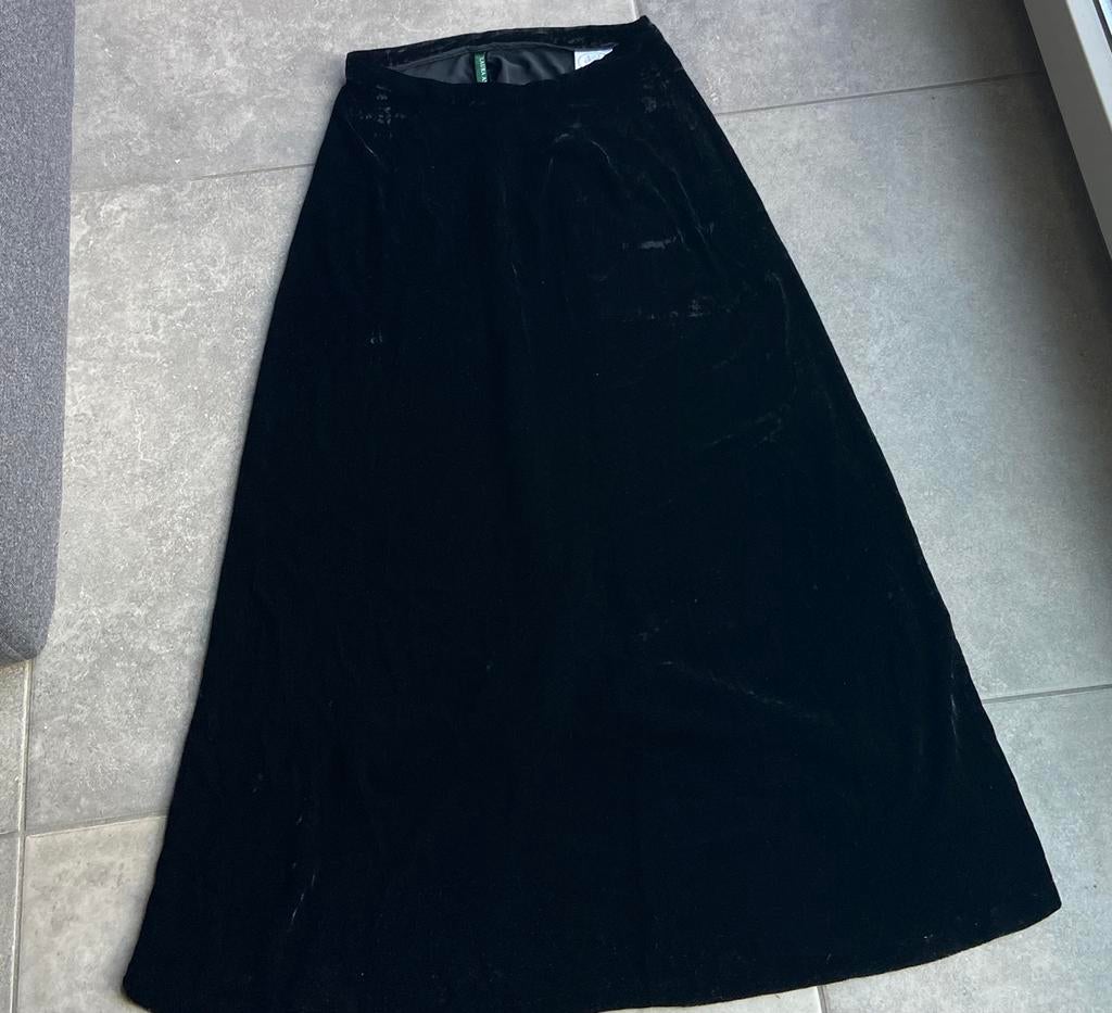 Lange zwarte rok Laura Ashley s, Ophalen of Verzenden