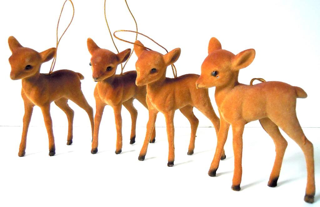 4 cerfs vintage pour le sapin de Noël, Envoi